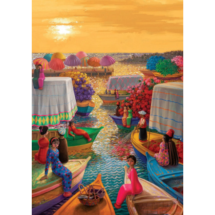 ART PUZZLE Puzzle Květinový přístav 1000 dílků