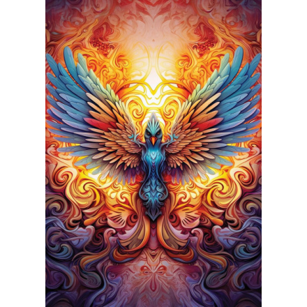 ART PUZZLE Puzzle Barevný Fénix 1000 dílků