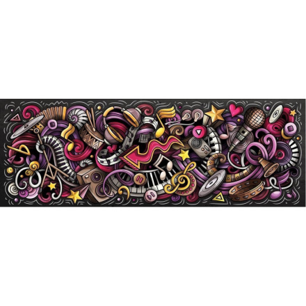 ART PUZZLE Panoramatické puzzle Prvky rytmu 1000 dílků