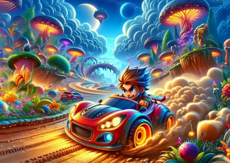 Puzzle Zlomyslný závodník 100 dílků