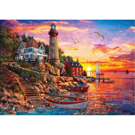 ART PUZZLE Puzzle Nádherný západ slunce 2000 dílků