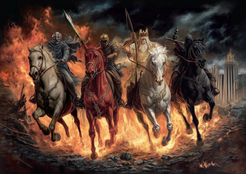 Puzzle Čtyři jezdci apokalypsy 1000 dílků