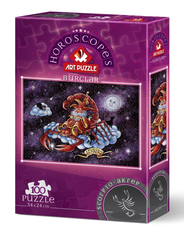 Puzzle znamení zvěrokruhu: štír, 100 dílků