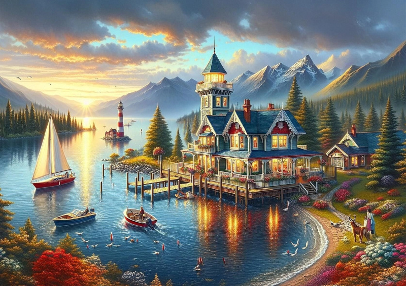 Puzzle Snový večer 1000 dílků