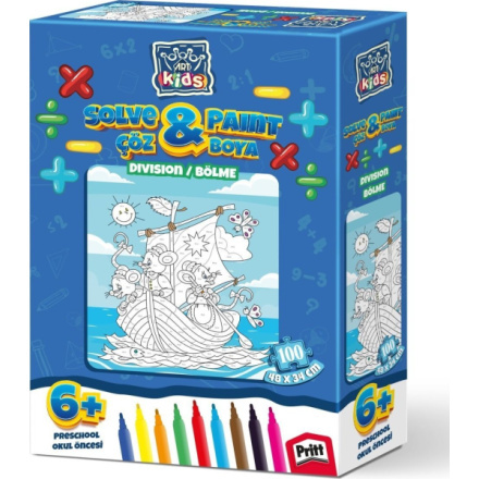 ART PUZZLE Vybarvovací puzzle Násobení 100 dílků