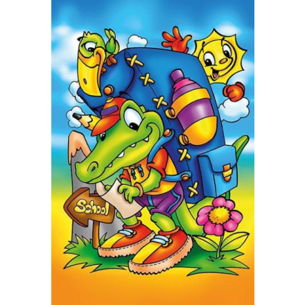 ART PUZZLE Dřevěné puzzle Cesta do školy 16 dílků