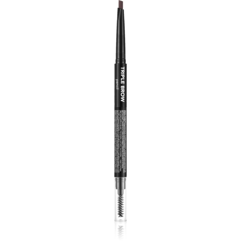 flormar Triple Brow Pencil tužka na obočí 3 v 1 odstín 002 Auburn 0.75 g