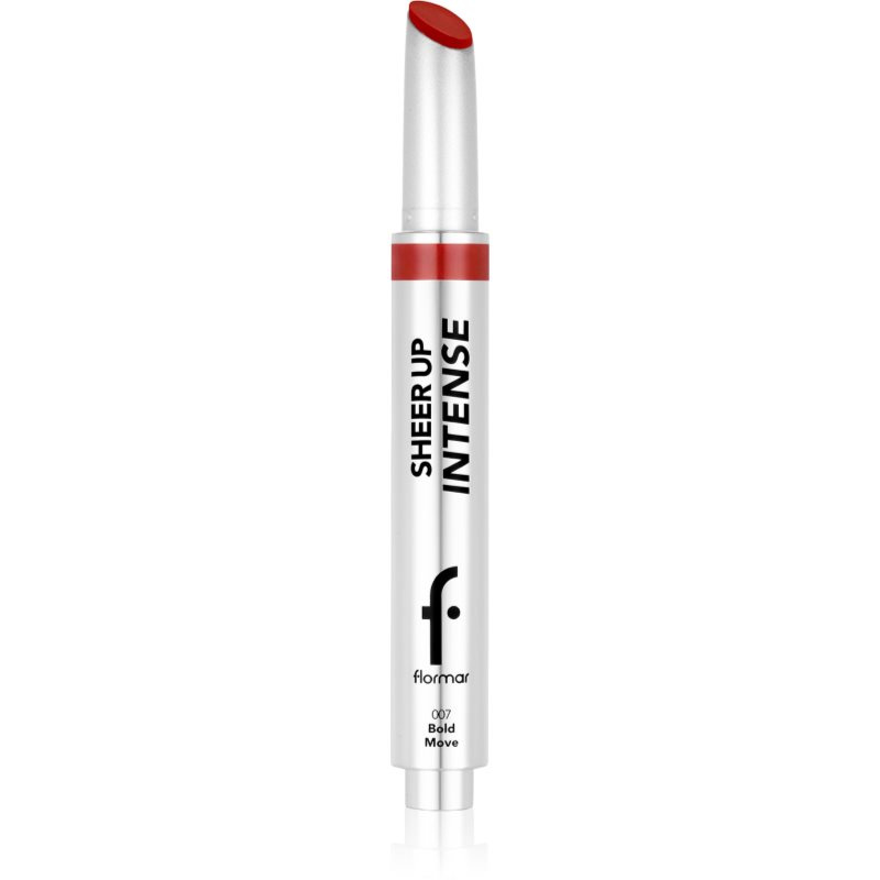 flormar Sheer Up Intense Lipstick hydratační rtěnka s perleťovým leskem odstín 007 Bold Move 19 g