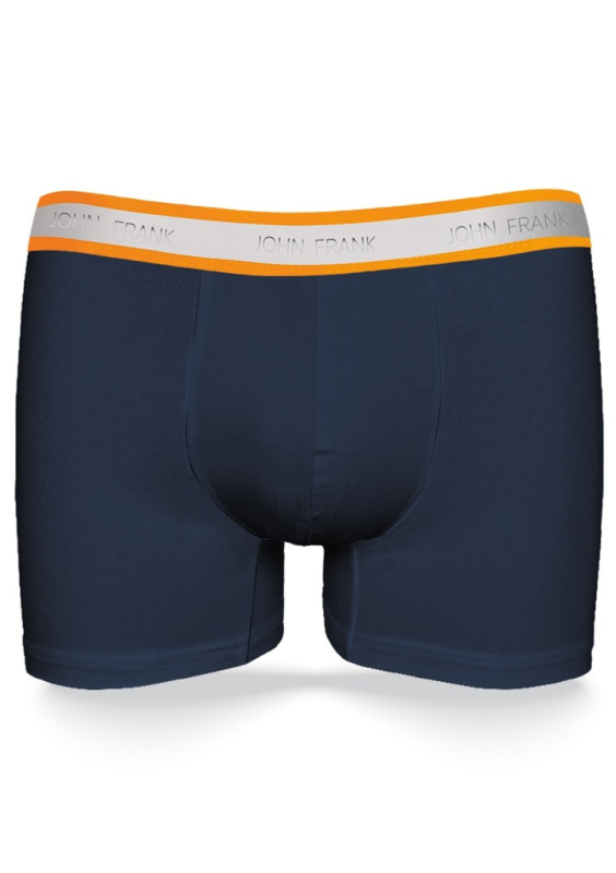 Boxerky JOHN FRANK JFBNEON01 Barva: Modrá - tmavě, Velikost: XL