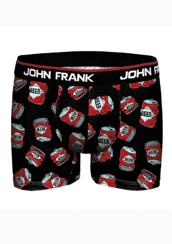 Boxerky JOHN FRANK JFBD314 Barva: Černá, Velikost: M