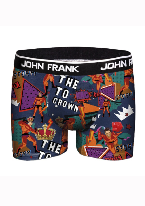 Boxerky JOHN FRANK JFBD319 Barva: Vícebarevná, Velikost: XL