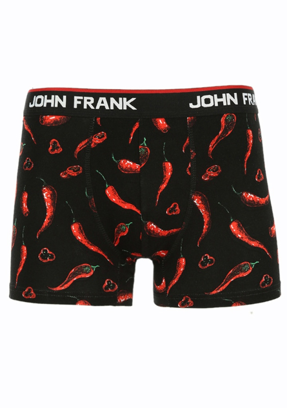 Boxerky JOHN FRANK JFBD318 Barva: Černá, Velikost: XL