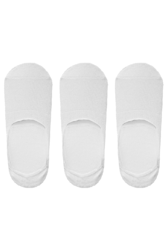 Pánské ponožky John Frank JF3NS01 - 3PACK Barva: Bílá, Velikost: UNI