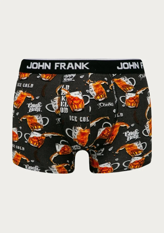 Boxerky JOHN FRANK JFBD289 Barva: Šedá, Velikost: S
