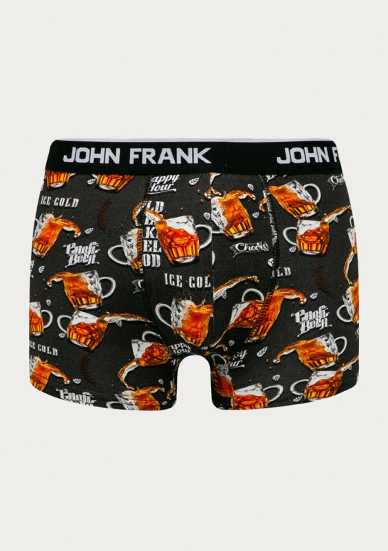 Boxerky JOHN FRANK JFBD289 Barva: Šedá, Velikost: S