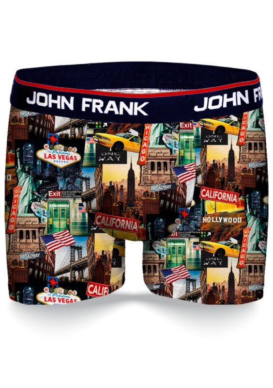 Boxerky JOHN FRANK JFBD339 Barva: Vícebarevná, Velikost: M