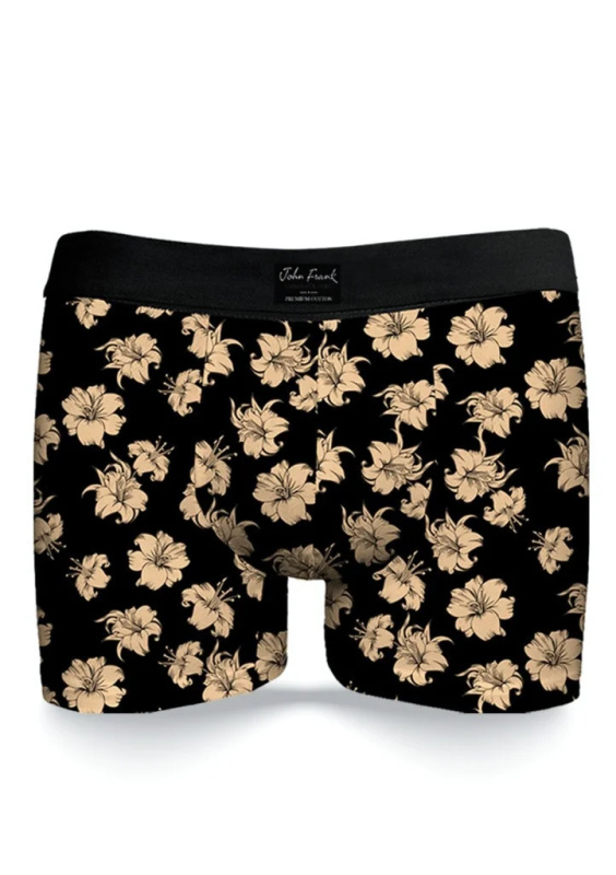 Boxerky JOHN FRANK JFBUC145 Barva: Černá, Velikost: M