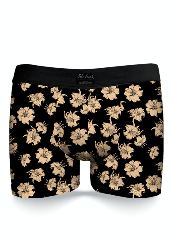 Boxerky JOHN FRANK JFBUC145 Barva: Černá, Velikost: XXL