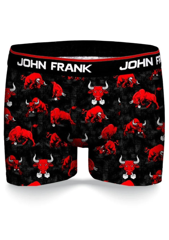 Boxerky JOHN FRANK JFBD332 Barva: Černá, Velikost: M