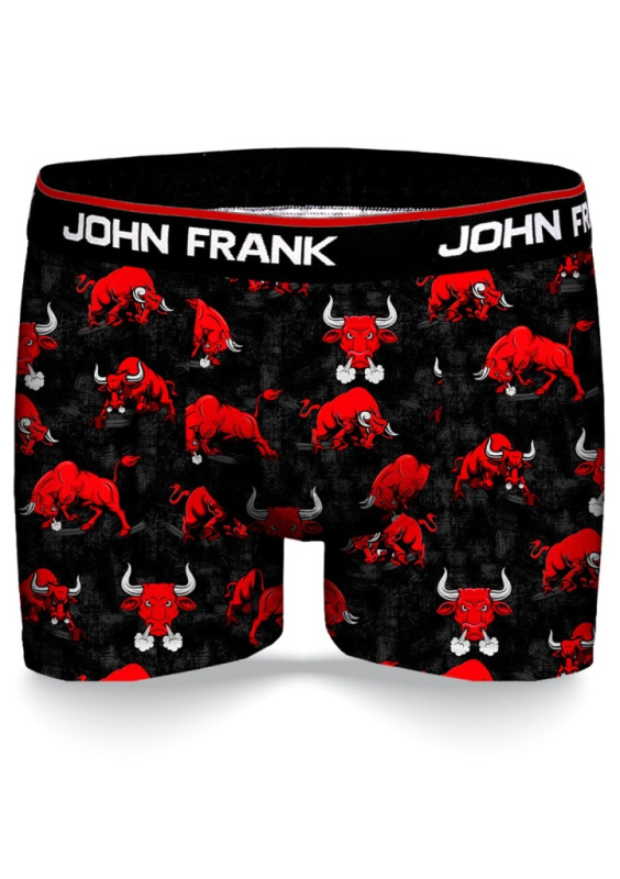 Boxerky JOHN FRANK JFBD332 Barva: Černá, Velikost: XL
