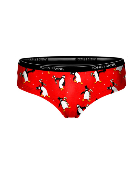 Dámské kalhotky John Frank WJFD-H47-CH Barva: Červená, Velikost: L