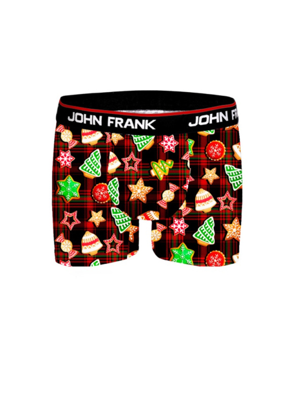 Pánské boxerky John Frank JFBD26-CH-XMAS Barva: Vícebarevná, Velikost: M