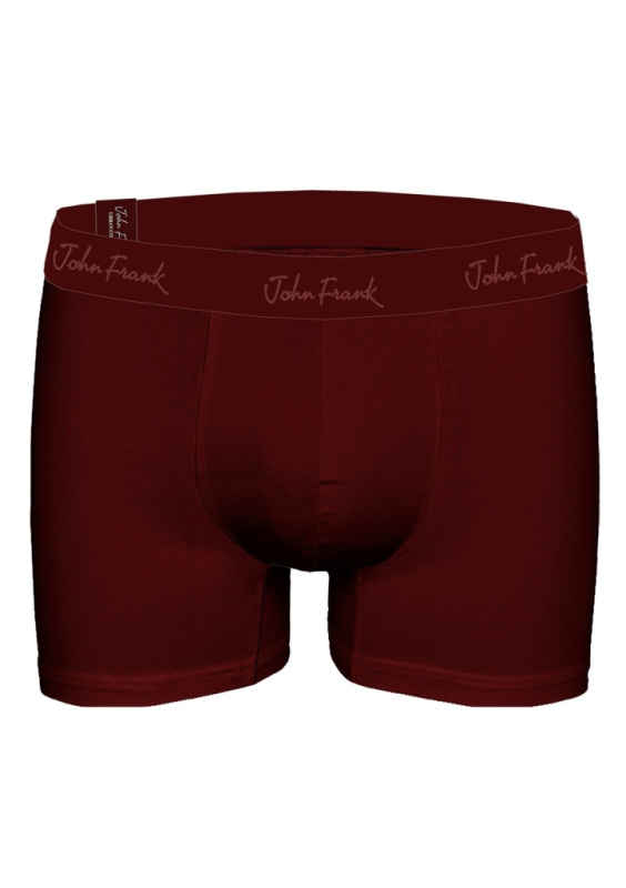 Boxerky JOHN FRANK JFBMOD10 Barva: Bordó, Velikost: XL