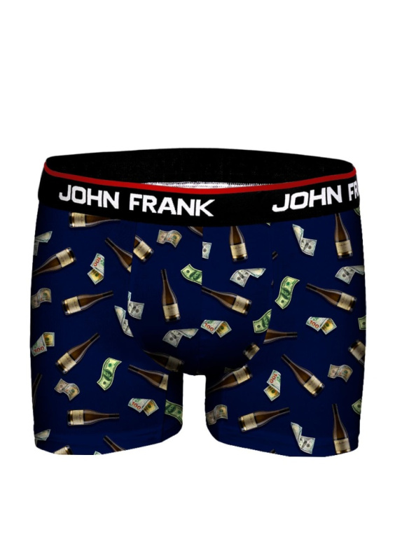 Boxerky JOHN FRANK JFBD351 Barva: Modrá, Velikost: M