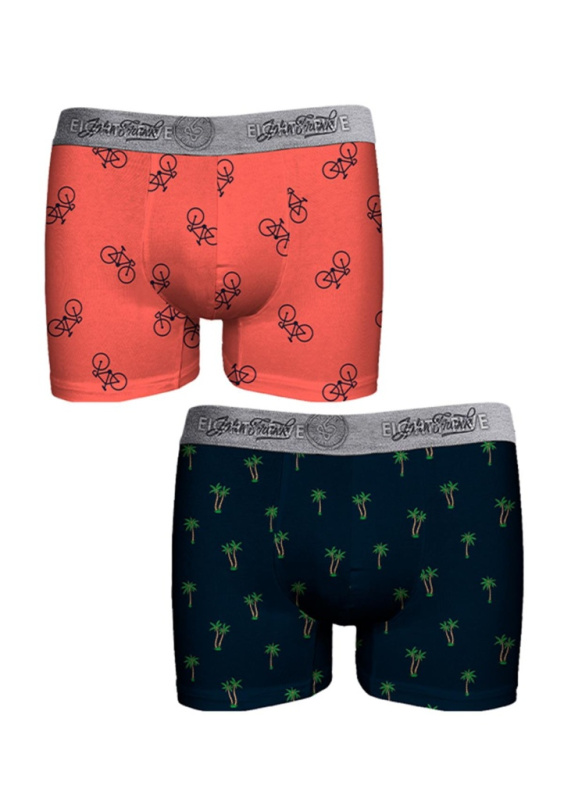 Boxerky John Frank JF2BEF28 2Pack Barva: Vícebarevná, Velikost: M
