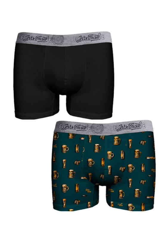 Boxerky John Frank JF2BEF26 2Pack Barva: Vícebarevná, Velikost: XL