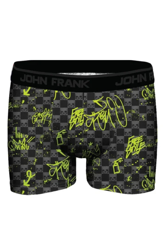 Boxerky JOHN FRANK JFBDMOD103 Barva: Černá, Velikost: L