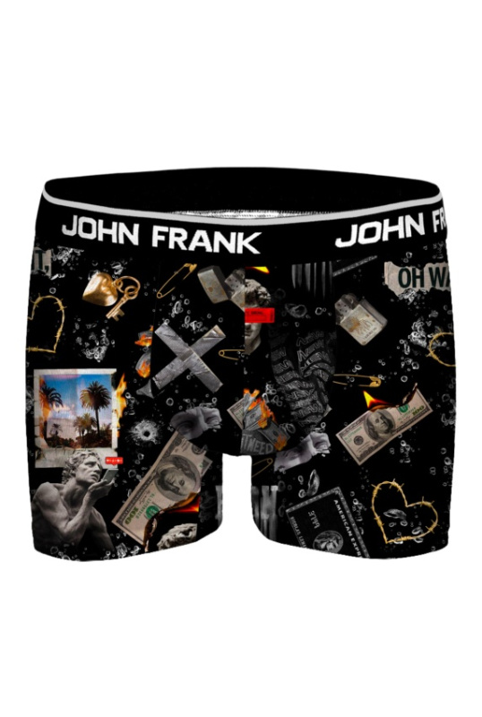 Boxerky JOHN FRANK JFBDMOD107 Barva: Černá, Velikost: M