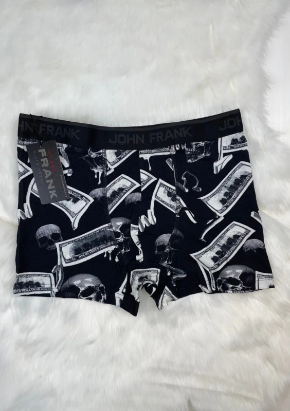 Boxerky JOHN FRANK JFBDMOD108 Barva: Černá, Velikost: M