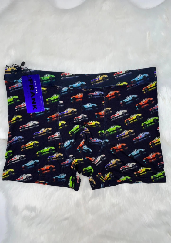Boxerky JOHN FRANK JFBDWPMOD503 Barva: Černá, Velikost: XXL