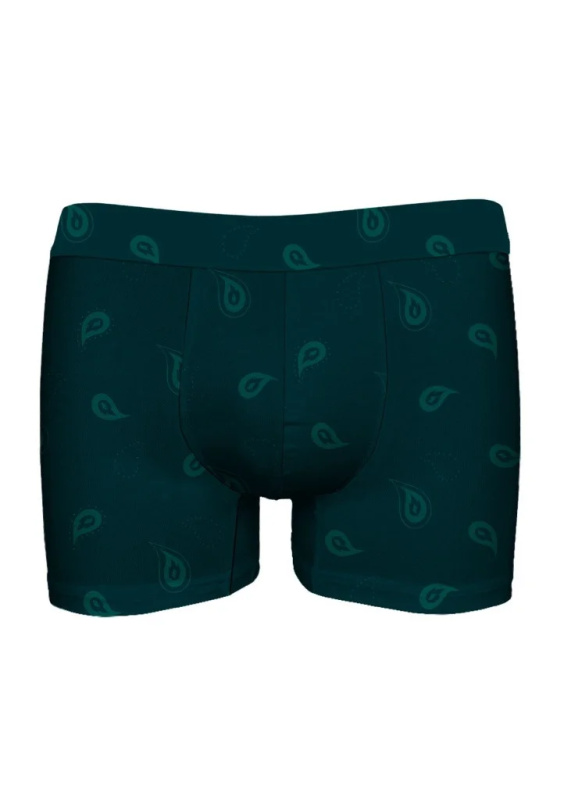 Boxerky JOHN FRANK JFBUCWB601 Layers Barva: Zelená, Velikost: L