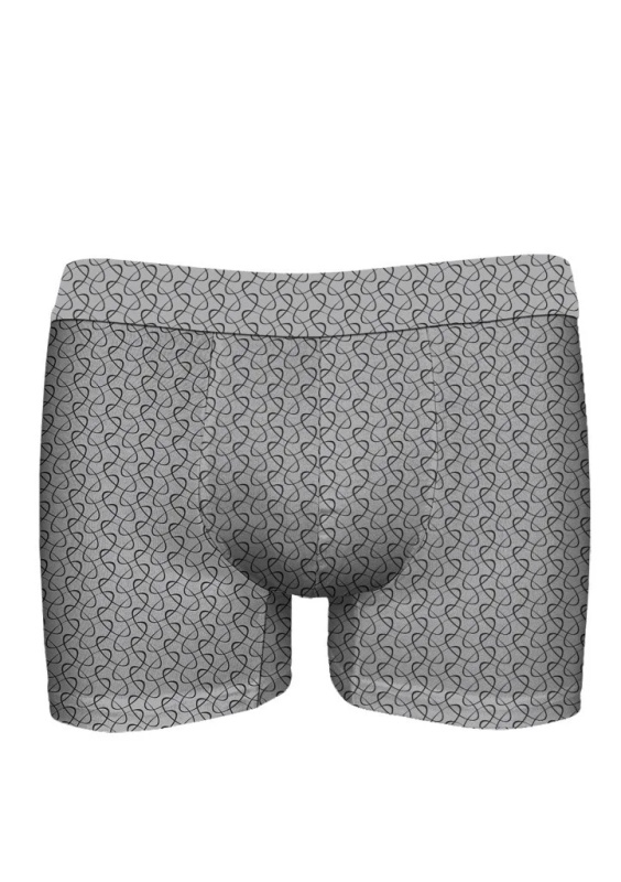 Pánské boxerky John Frank JFBUCWB606 Barva: Šedá, Velikost: L