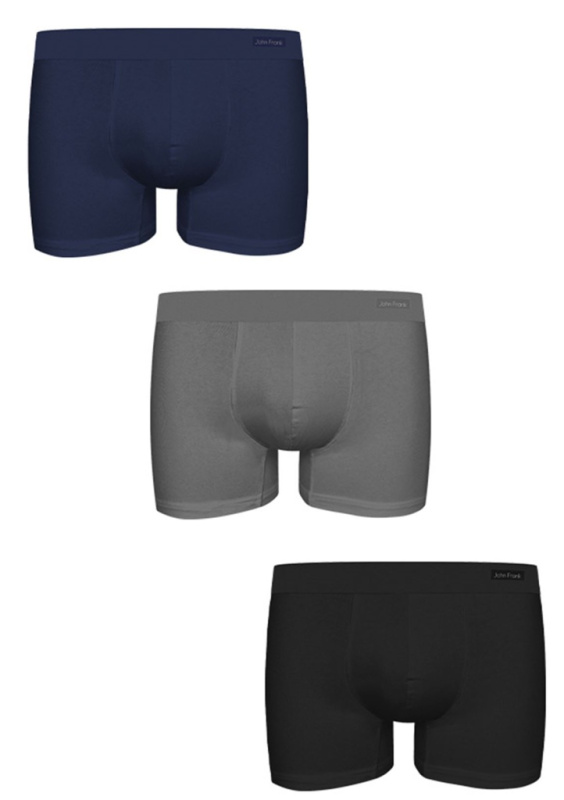 Boxerky JOHN FRANK JF3MODHNA01 3pack Barva: Vícebarevná, Velikost: XL