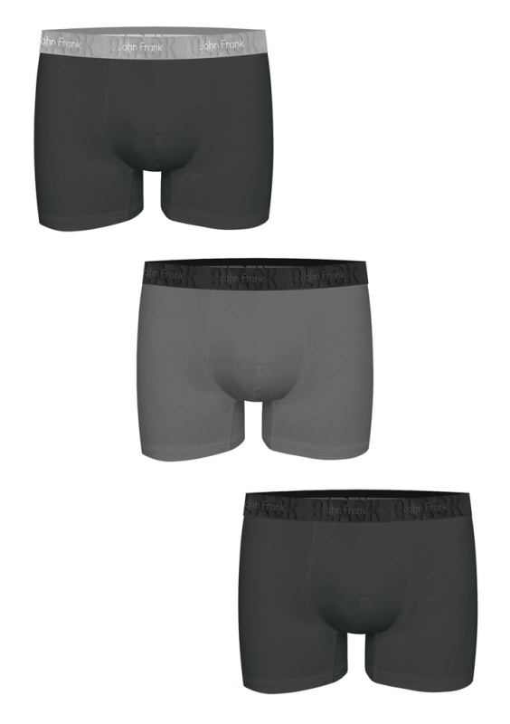 Pánské boxerky John Frank JF3BBLK03 3PACK Barva: Vícebarevná, Velikost: XXL