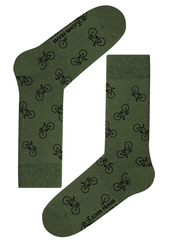 Pánské ponožky John Frank JFLSEF15 Barva: Zelená, Velikost: UNI