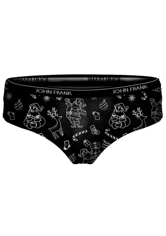 Dámské kahotky John frank WJFD-H61-CH-SHINING XMAS Barva: Černá, Velikost: S