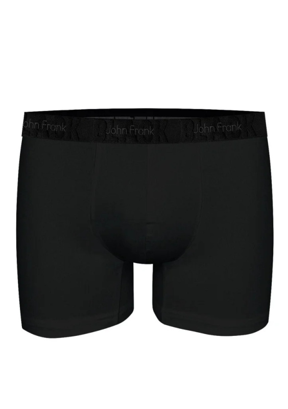Pánské boxerky John Frank JFBBLKLONG01 Barva: Černá, Velikost: XL