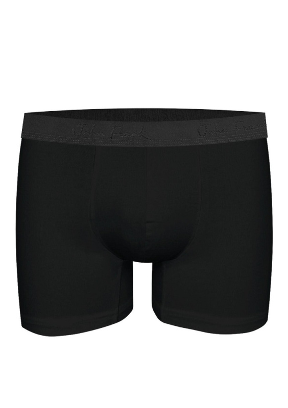 Pánské boxerky John Frank JFBMOD10LONG Barva: Černá, Velikost: M