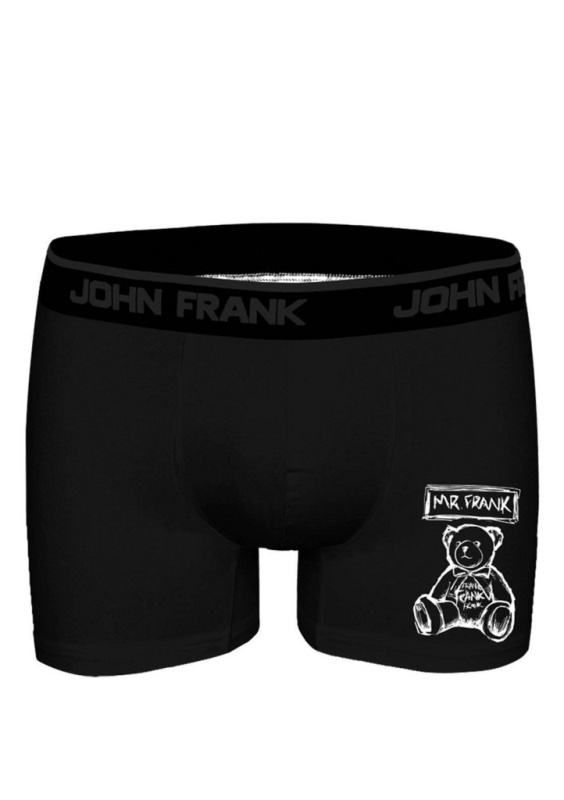 Pánské boxerky John Frank JFBDMOD127 Barva: Černá, Velikost: L