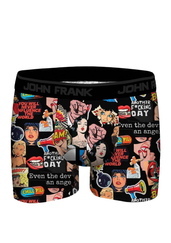 Pánské boxerky John Frank JFBD370 Barva: Vícebarevná, Velikost: XXL