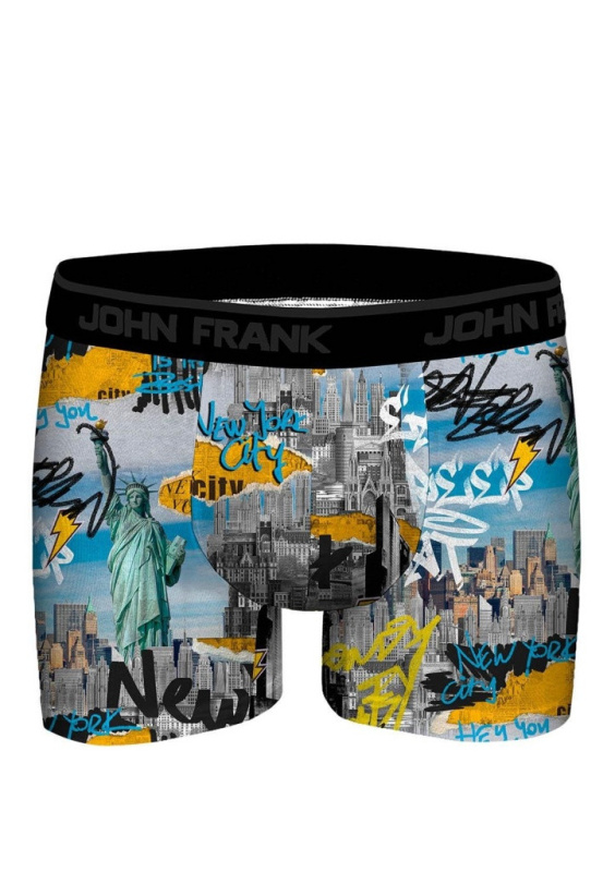 Pánské boxerky John Frank JFBD383 Barva: Vícebarevná, Velikost: S