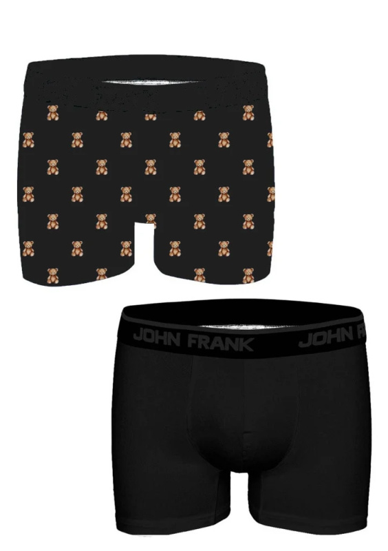 Pánské boxerky John Frank JF2BFUN102 2PACK Barva: Vícebarevná, Velikost: XL