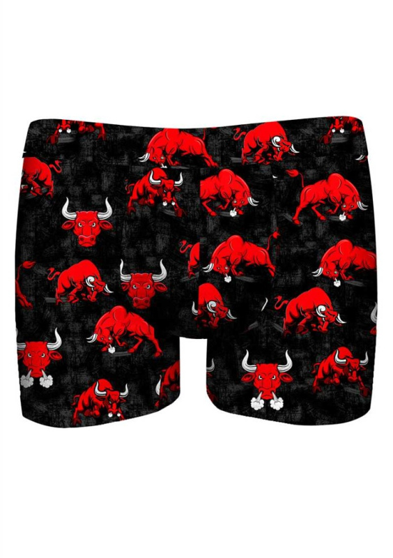 Pánské boxerky John Frank JFBDH701-BULLS Barva: Černá, Velikost: XXL