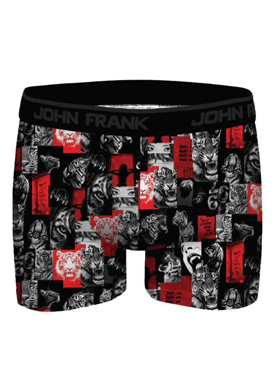 Pánské boxerky John Frank JFBDMOD186-ROAR Barva: Vícebarevná, Velikost: M