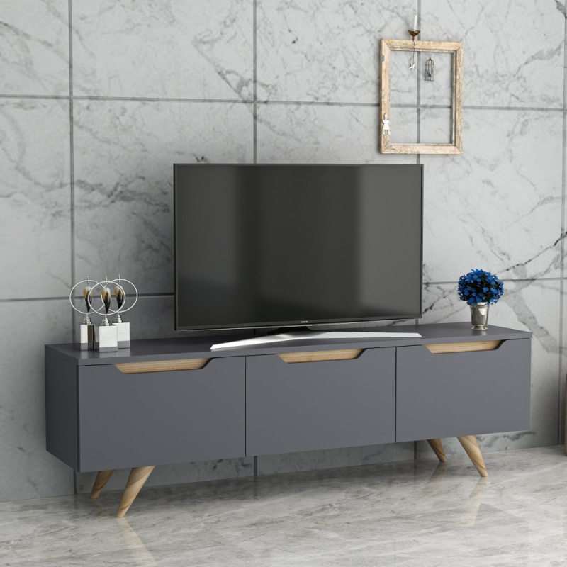 TV stolek Prag - Anthracite
