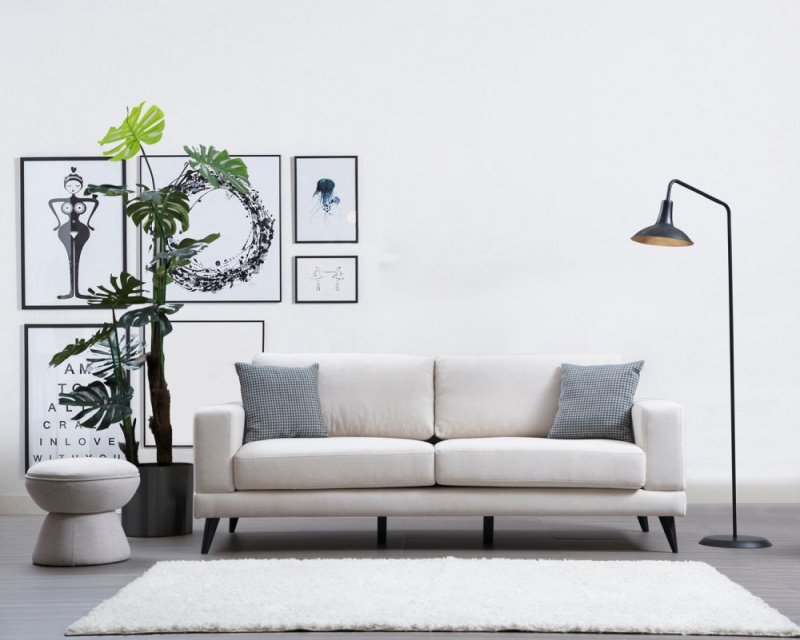 Trojmístná rozkládací pohovka Nordic 3 Seater - Beige